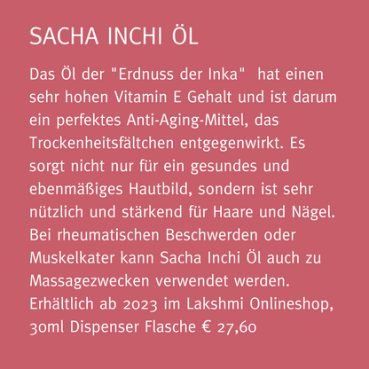 Bio Sacha Inchi Öl - Gold der Inkas